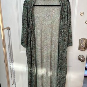 Western Sheer Duster Kimono